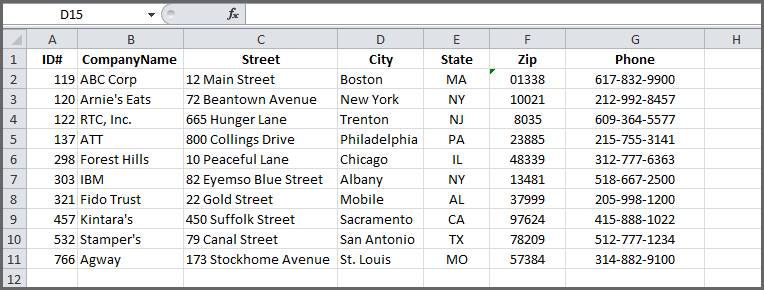 Link Access Database To Excel Spreadsheet 1