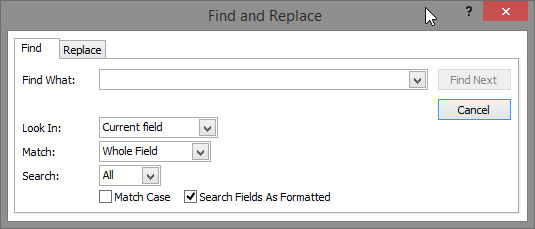 Search For A Specific Record In MS Access