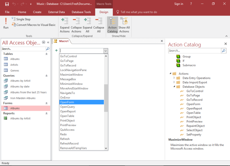 3 Quick Ways To Create Macro In MS Access 2010/2013/2016/2019