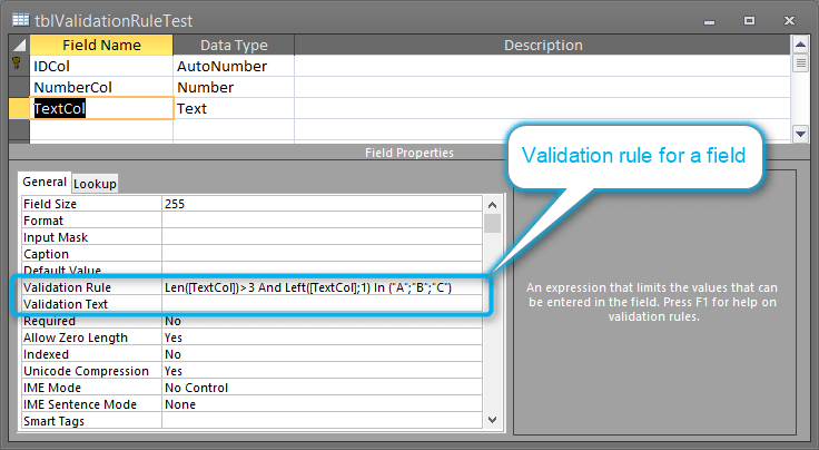 Types Of Validation Rules In Access