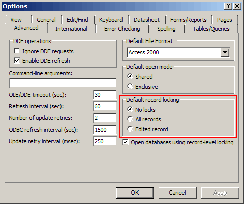 Access Can't Open The Table In Datasheet View