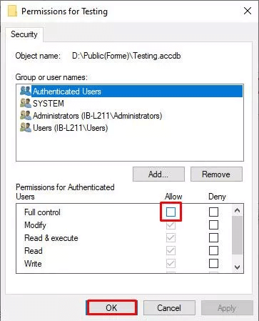 Access Could Not Lock Table Error