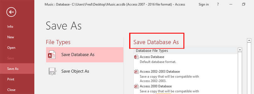 Microsoft Access Database Won't Open