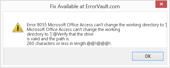 Access Can't Change the Working Directory Error